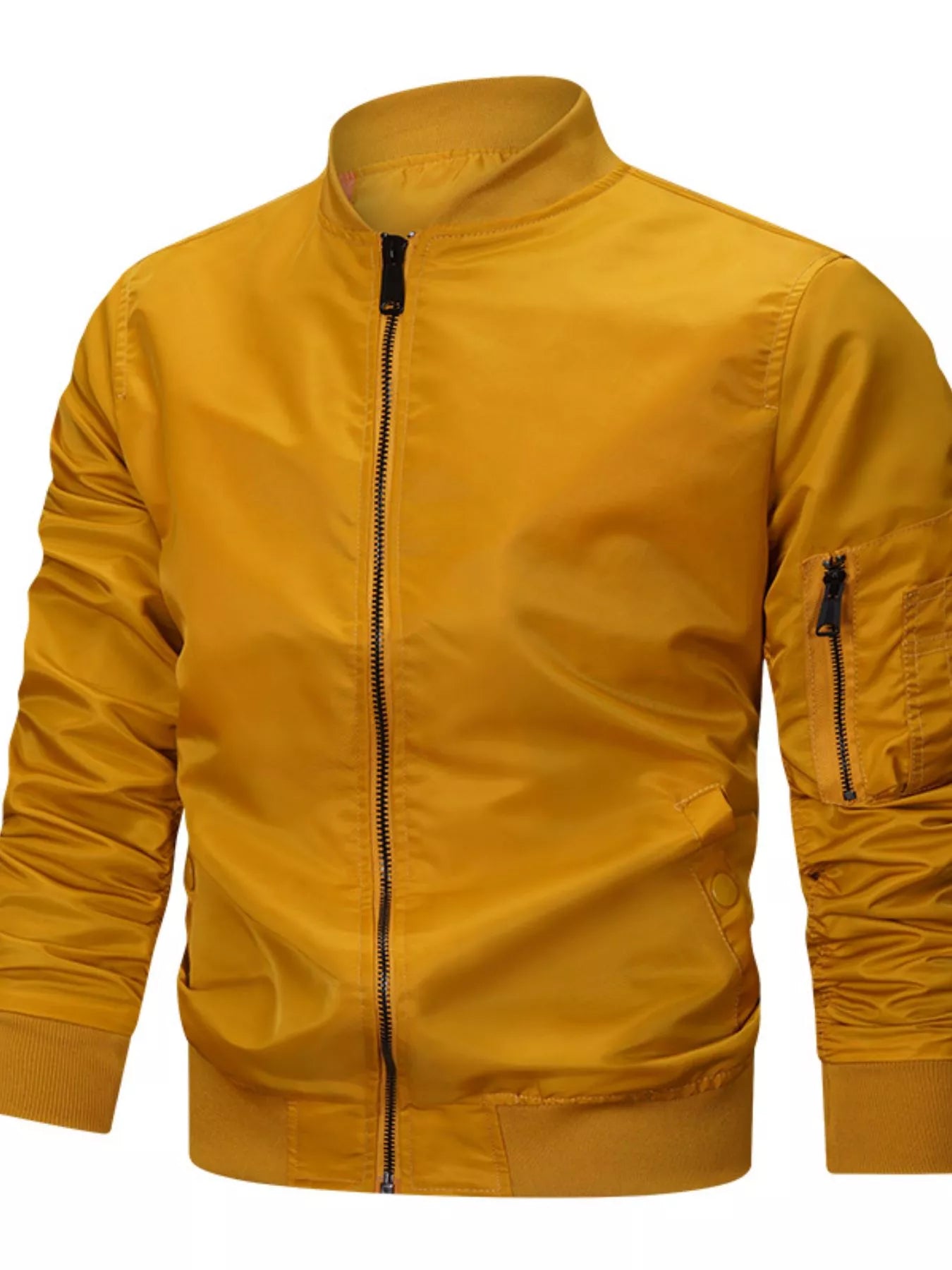 Men's Plus Size Casual Lightweight Bomber Jacket