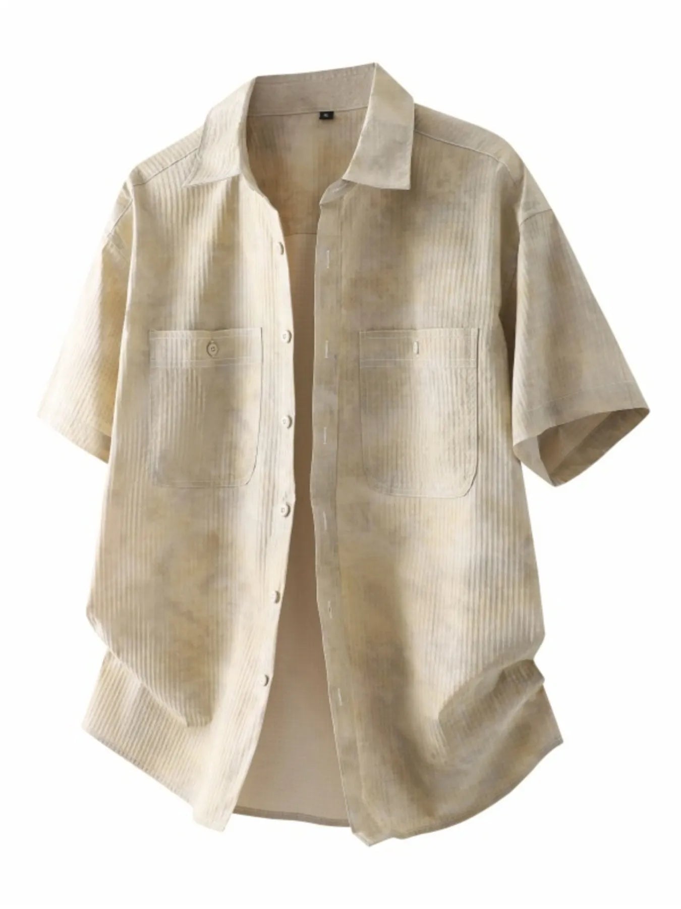 Men's Plus Size Casual Short Sleeve Shirt