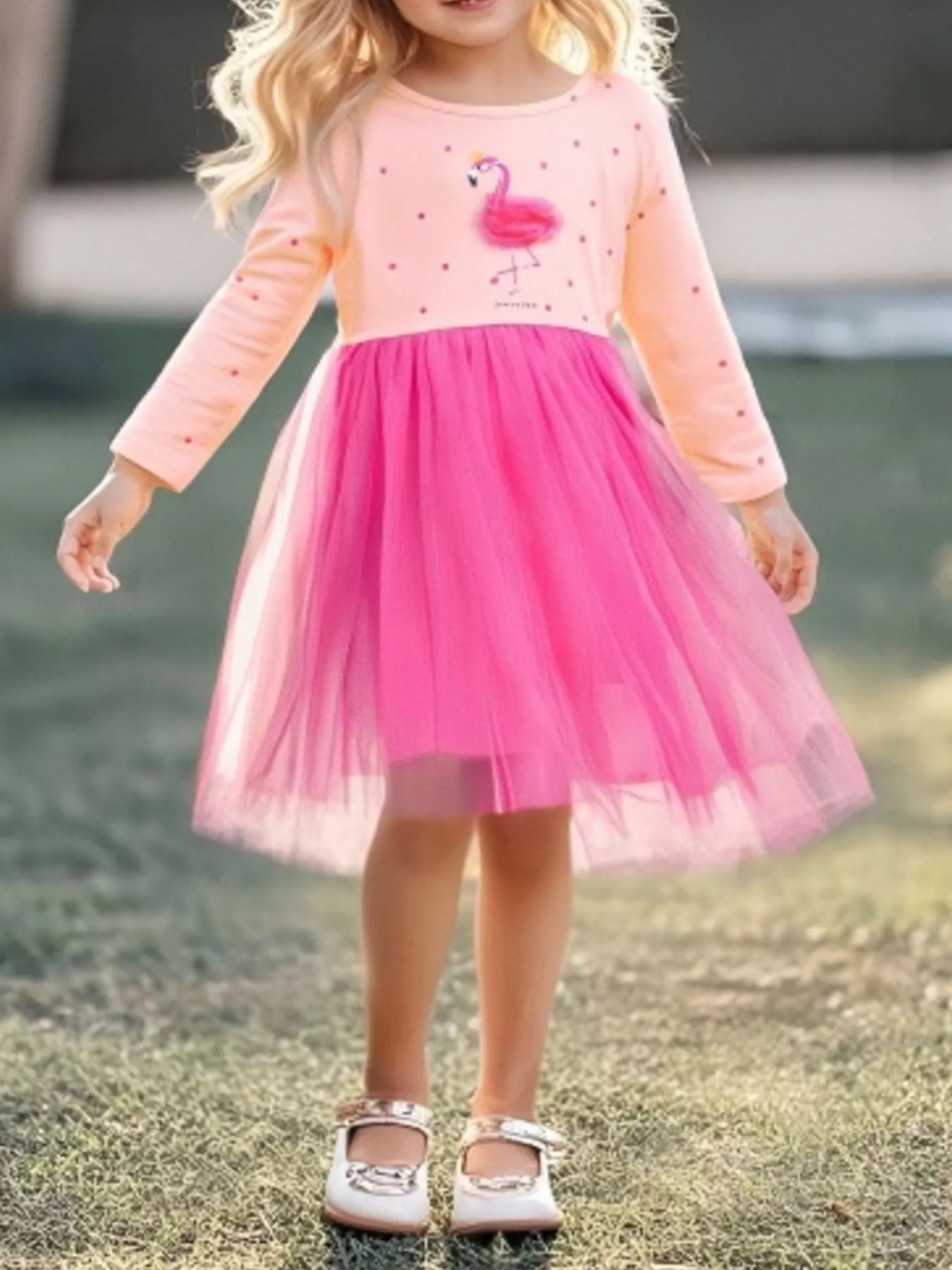 Children's Flamingo Tulle Dress