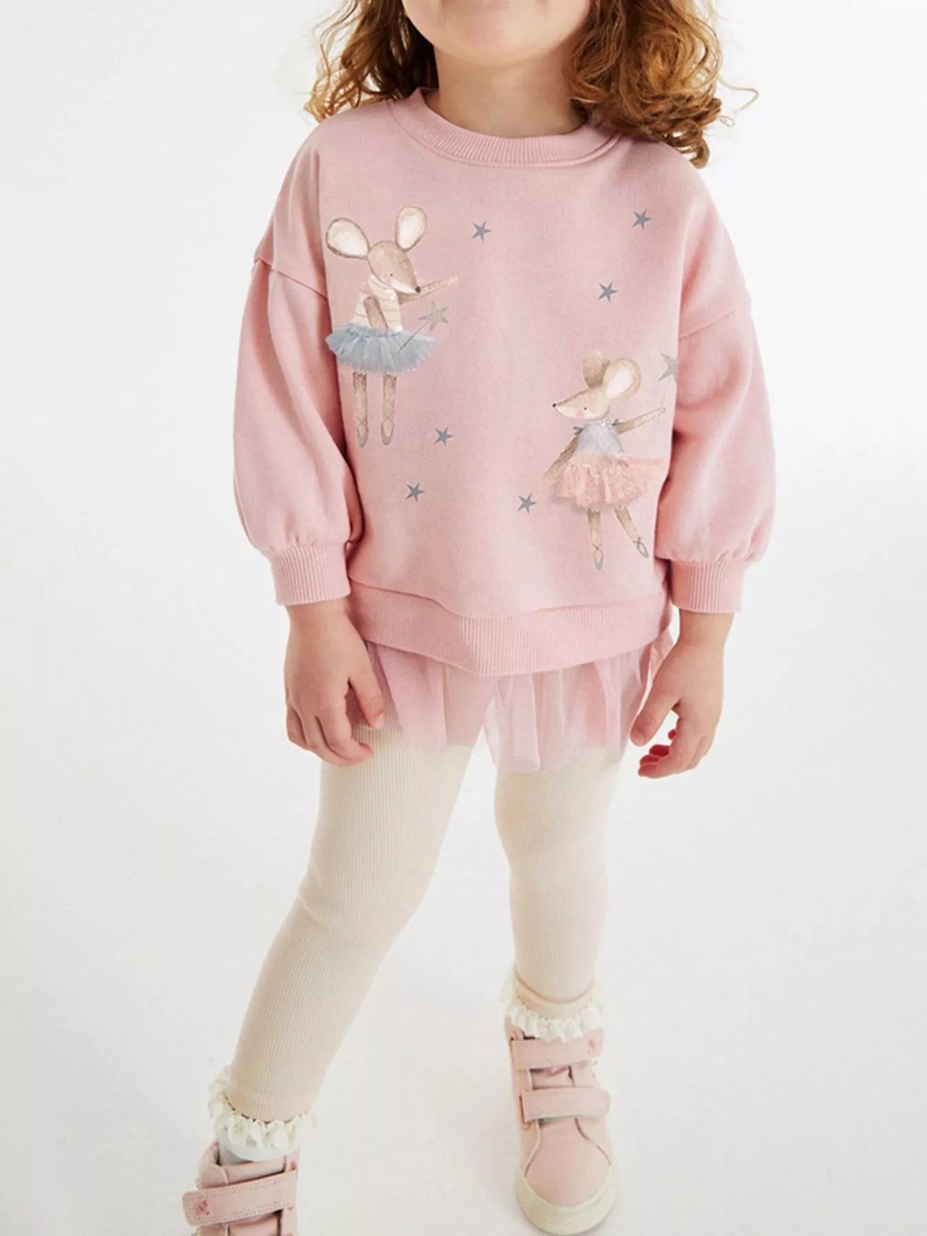 Children's Ballerina Mouse Sweatshirt &amp; Leggings Set