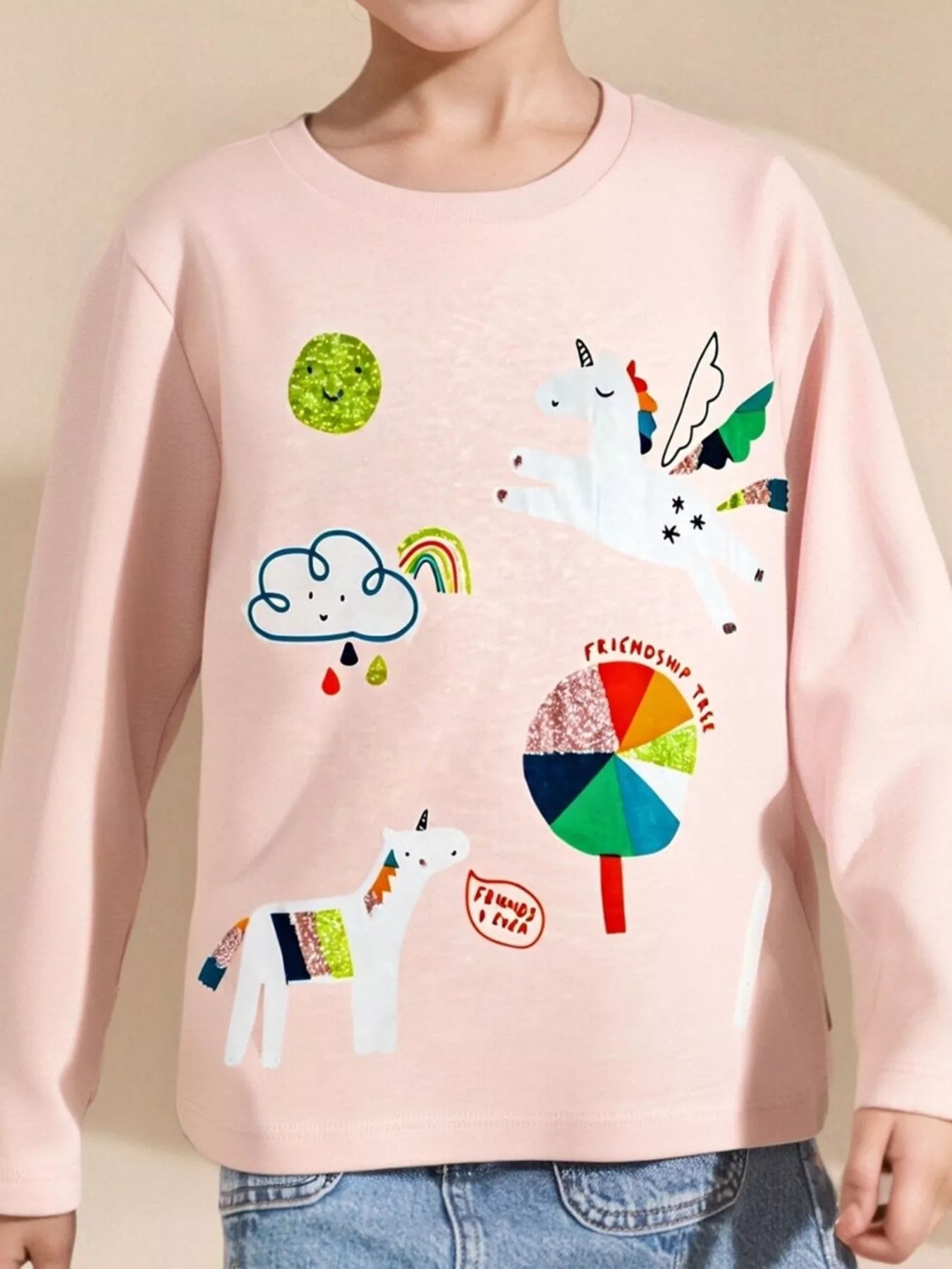Children's Unicorn Long Sleeve T-Shirt