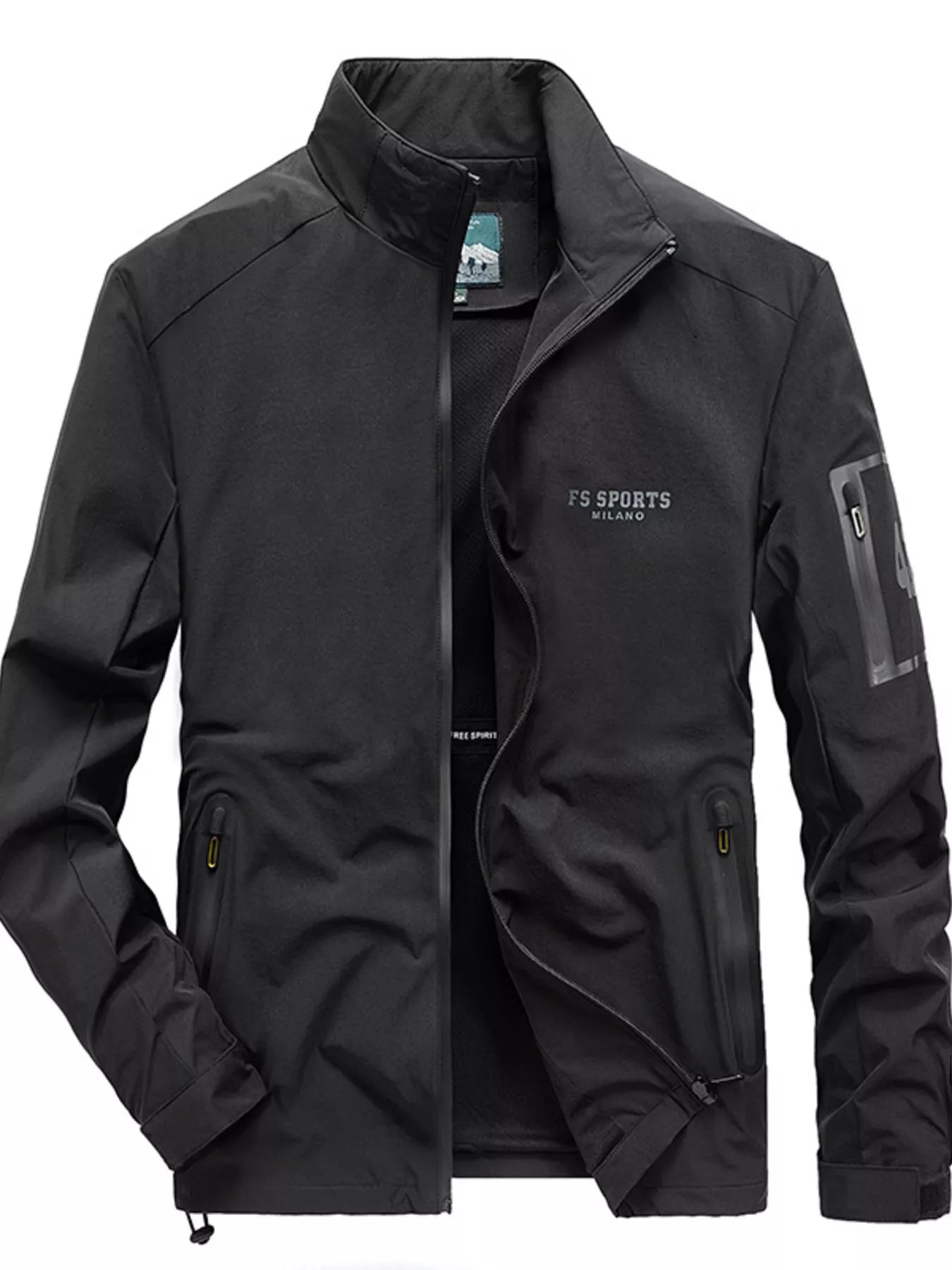 Men's Plus Size Lightweight Zip Up Jacket