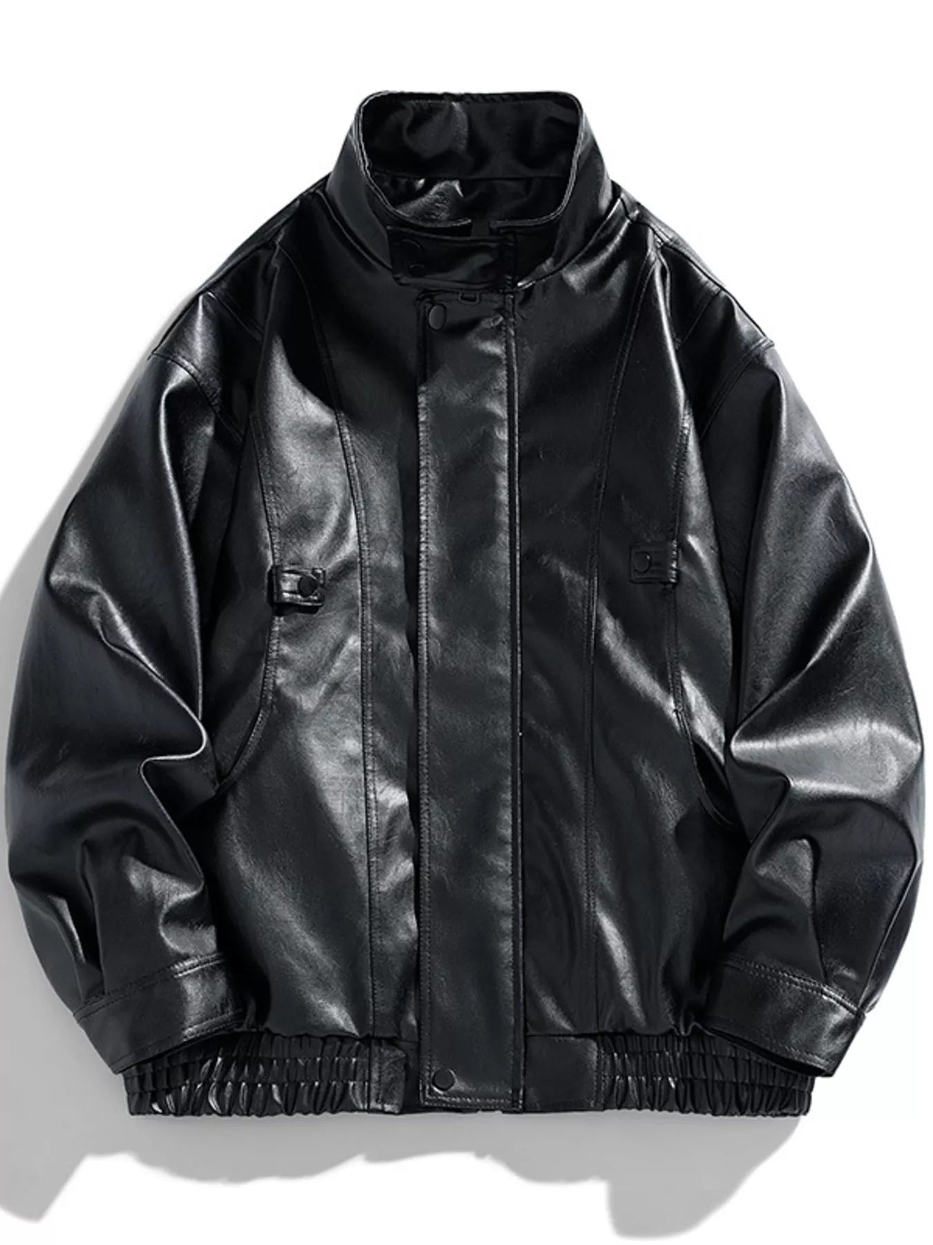 Men's Plus Size Urban Style Faux Leather Jacket