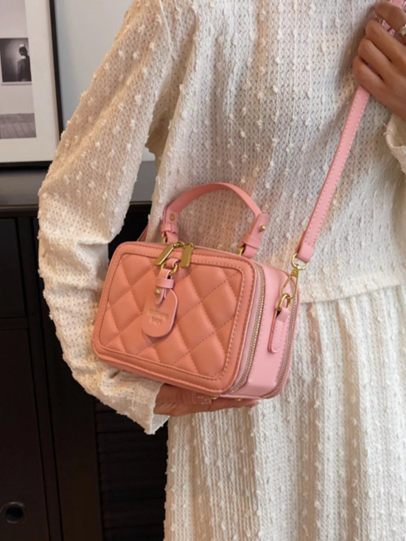 Quilted Boxy Crossbody Bag