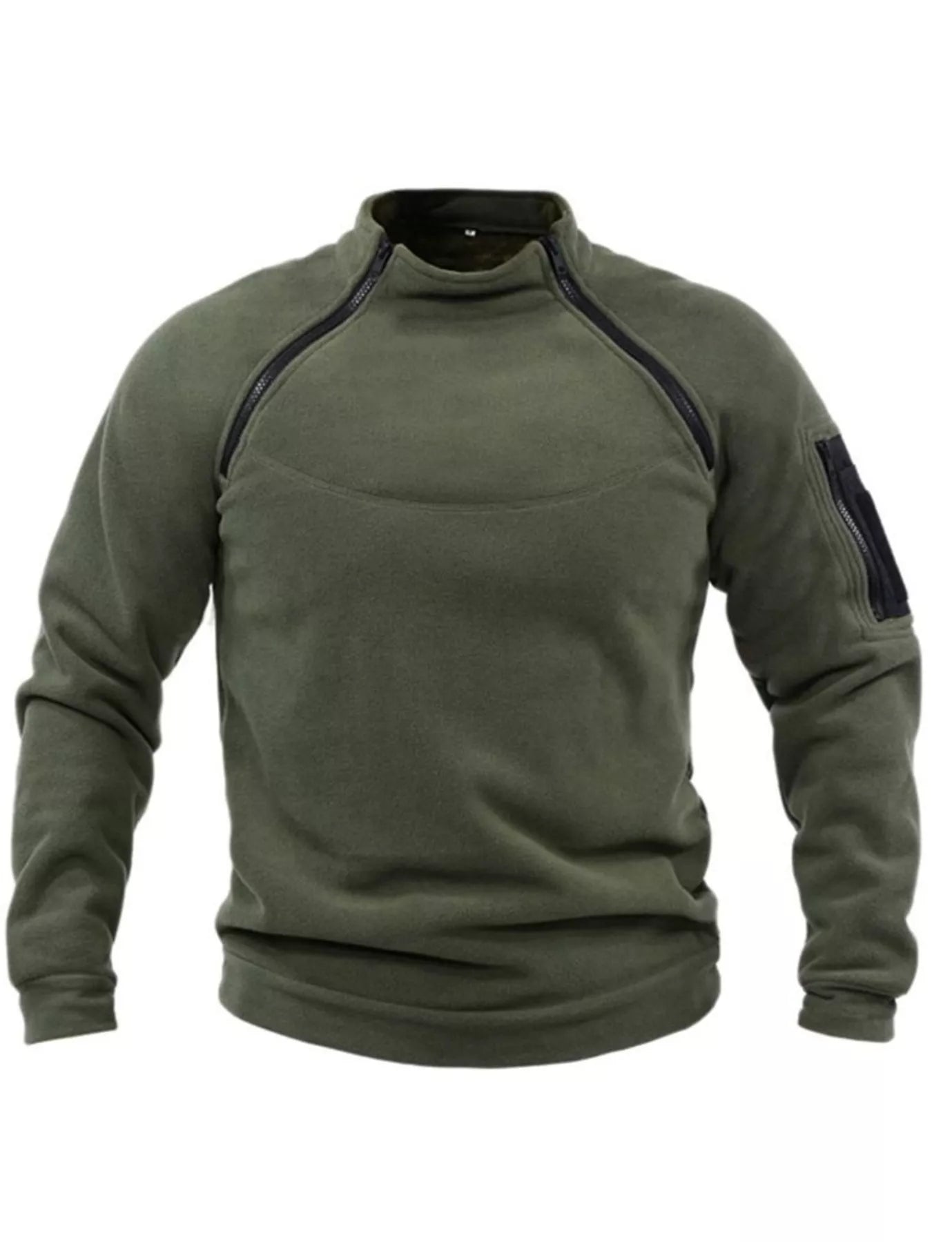 Men's Full Size Long Sleeve Fleece Sweatshirt Plus Size