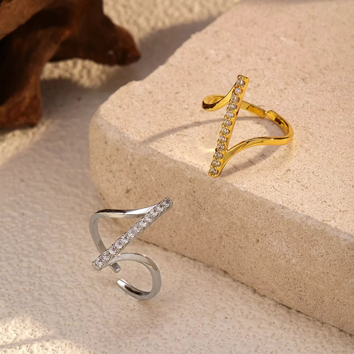 Irregular Rhinestone Ring