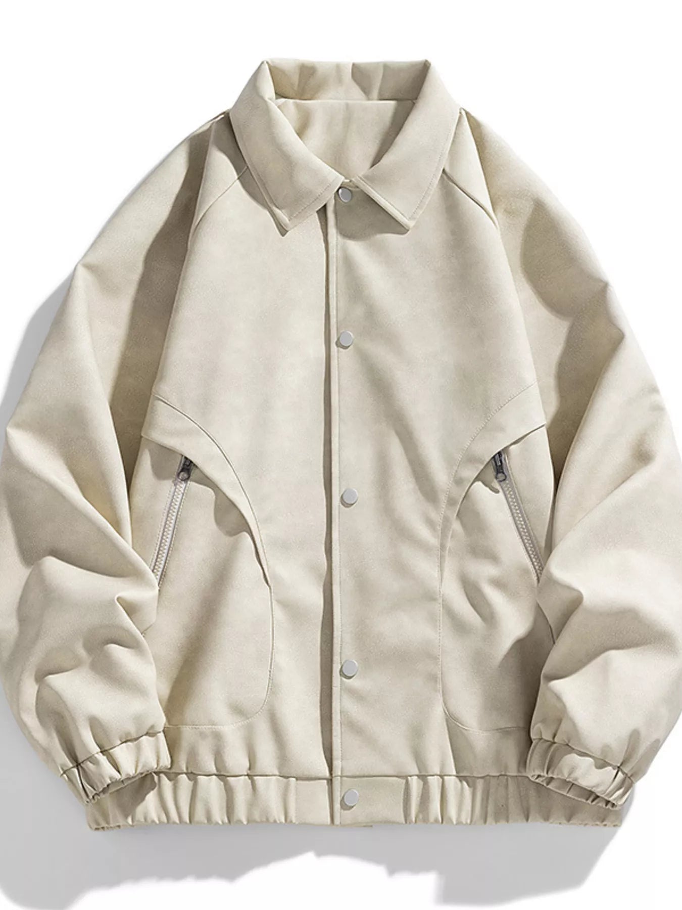 Men's Plus Size Casual Snap Down Jacket