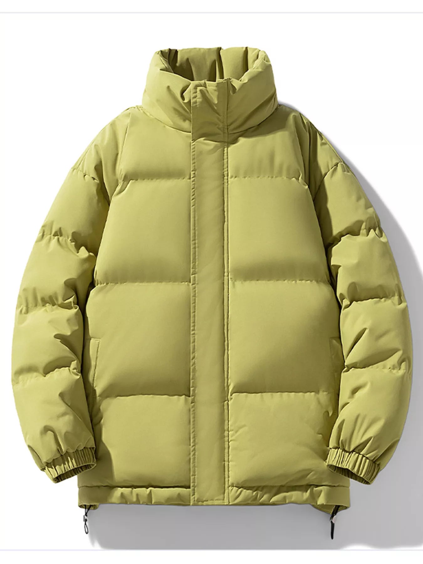 Men's Full Size Padded Stand Collar Winter Coat Plus Size