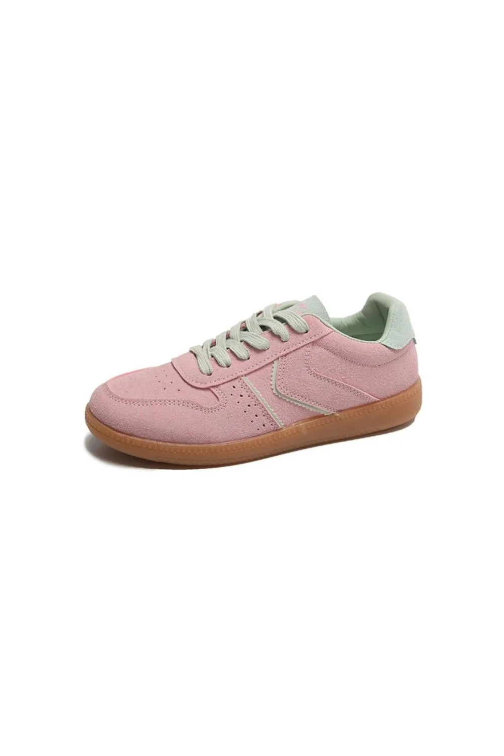 Round Toe Lace Up Sneakers