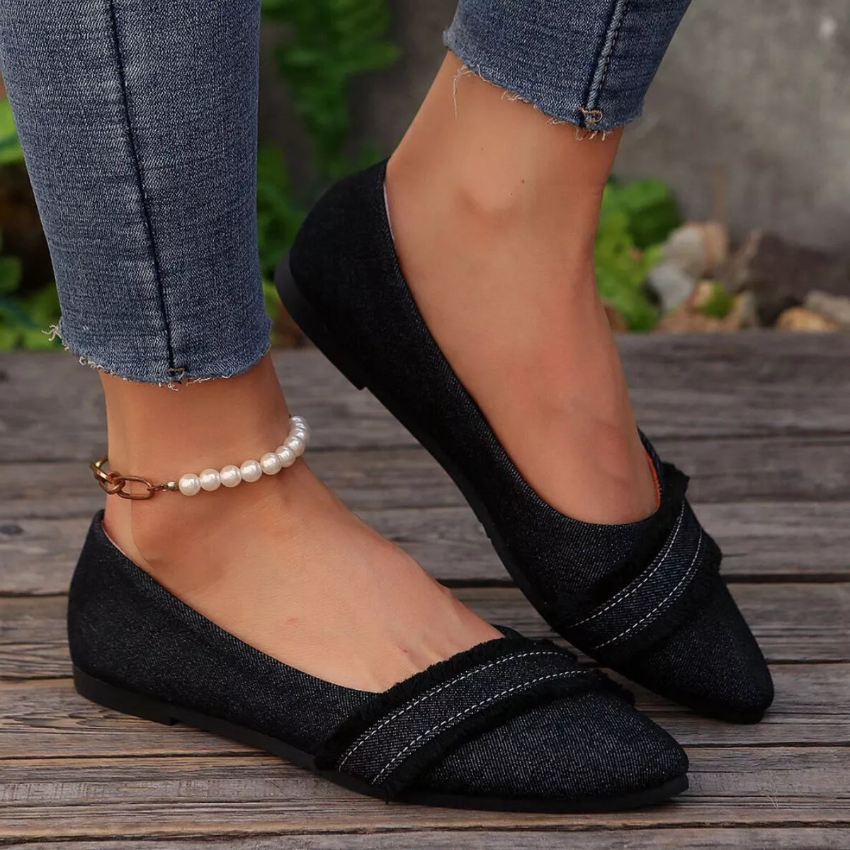 Point Toe Slip-Ons